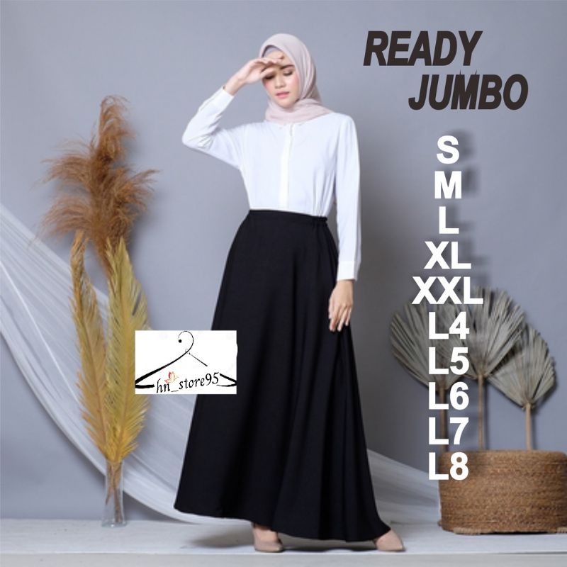 Jual ROK FORMAL HITAM PEKAT TEBAL KLOK A READY size SUPER JUMBO ( S ...