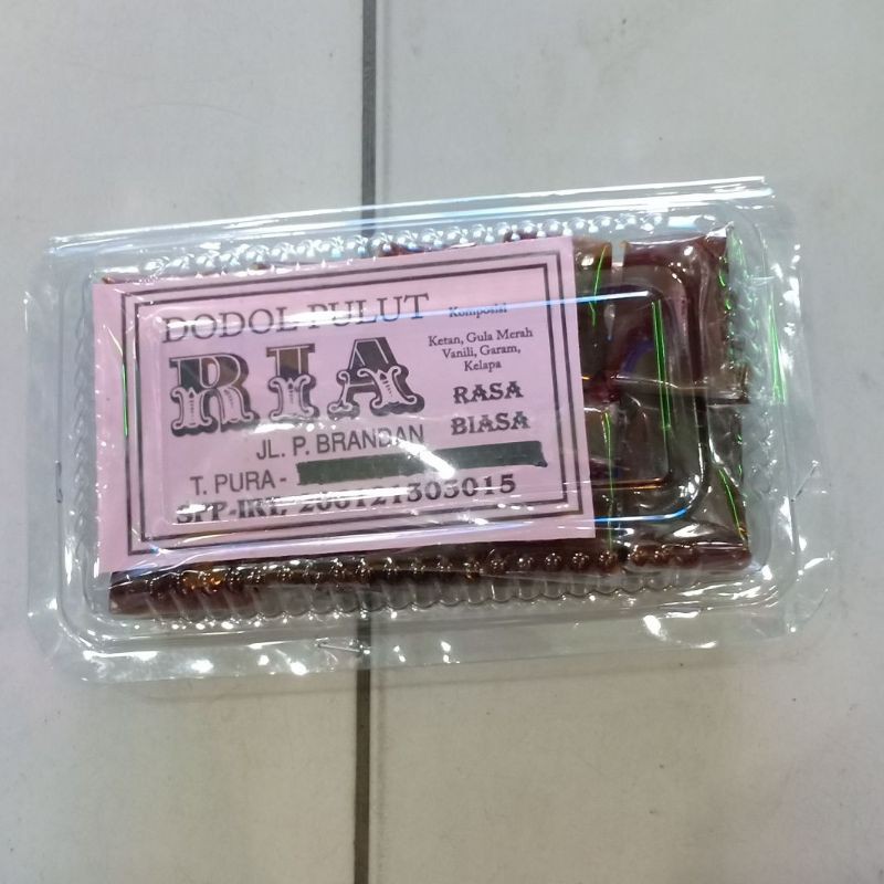 Jual DODOL PULUT RIA RASA BIASA ORIGINAL POTONGAN KECIL ISI 32 PCS ...