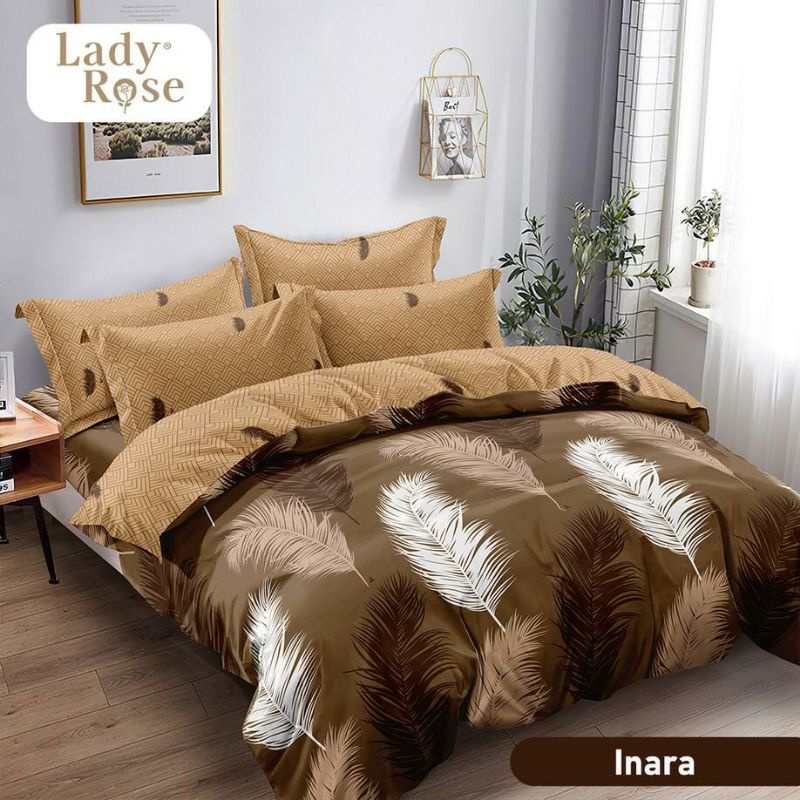 Jual Bedcover Set UK 160x200 Ladyrose Tinggi 20 / Bed Cover Satu Set ...