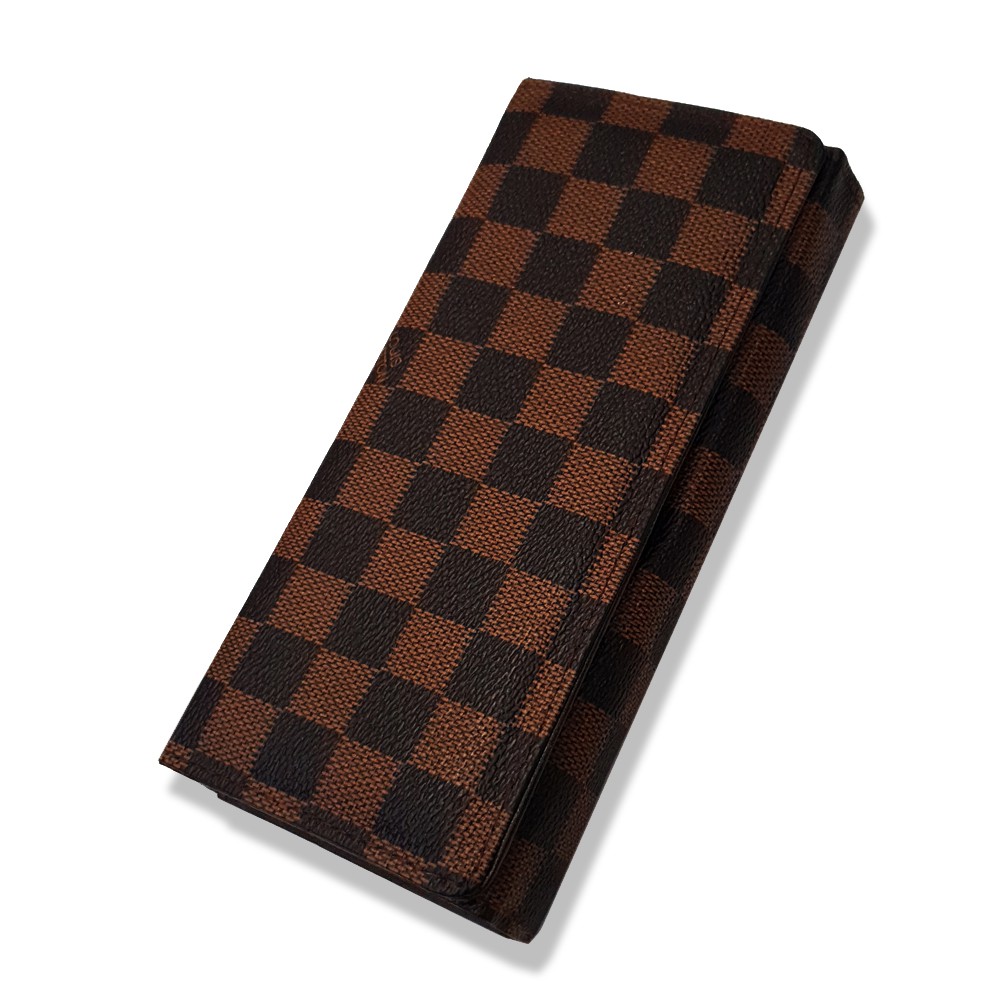 Dompet LV Damier Damier 58102 Coklat Tua, DOMPET