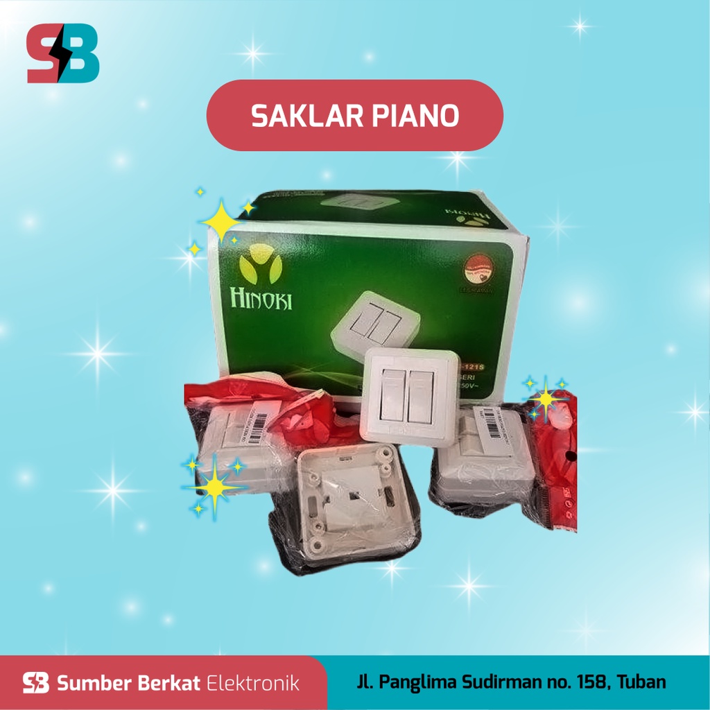 Jual HINOKI - Sakelar Piano Saklar ON/OFF Saklar Engsel [READY ...