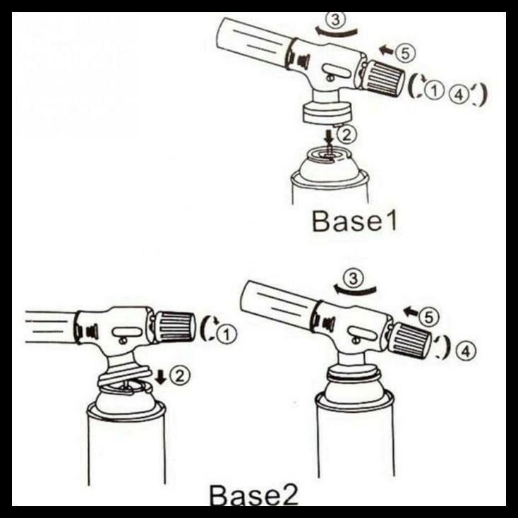 Jual Kepala Gas Portable Torch Flame Gun Fire Butane Blow Korek Api Las