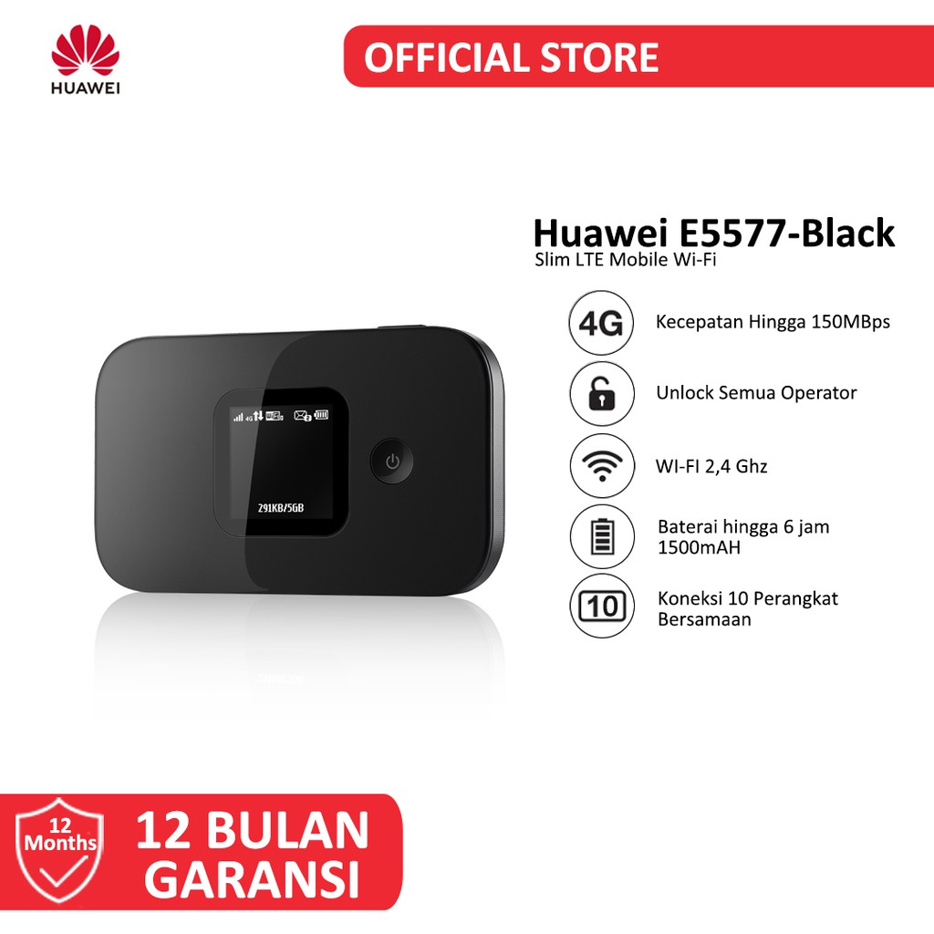 Jual Huawei E5577 Slim Modem Mifi 4g Lte Free Kuota 14gb 2 Bulan Shopee Indonesia 5620