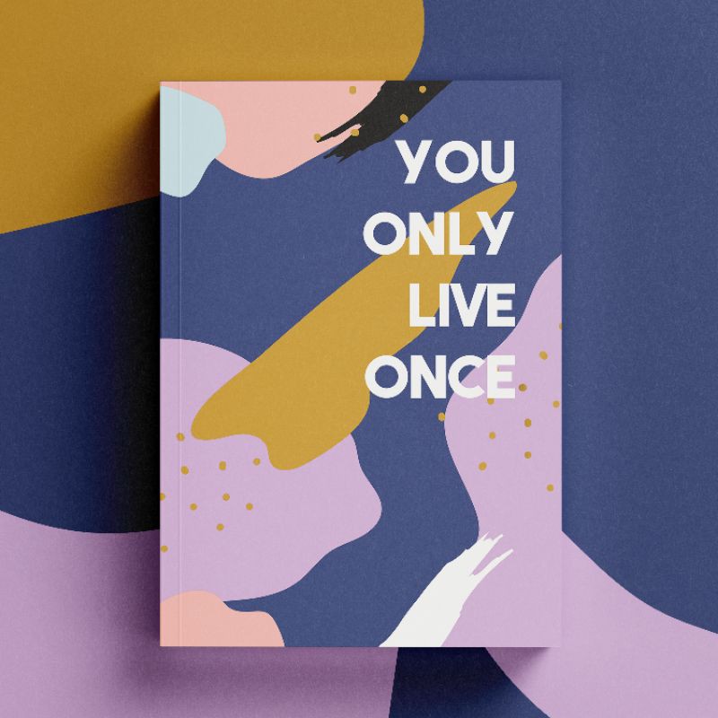 Jual Notebook Buku Catatan Custom A5 Soft Cover 100 Halaman Jilid Binding Memphis Shopee Indonesia