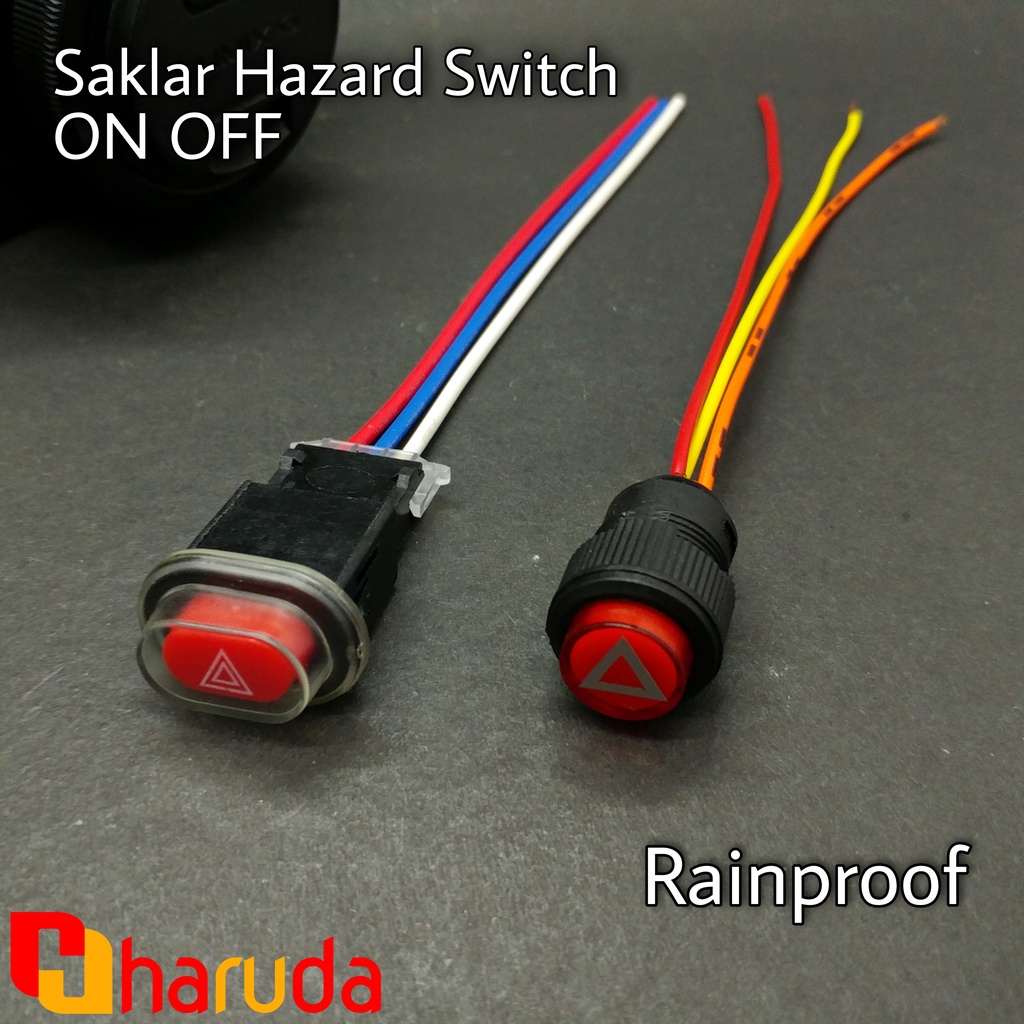 Jual Saklar Tombol Switch On Off Hazard Sein Motor Universal Shopee Indonesia