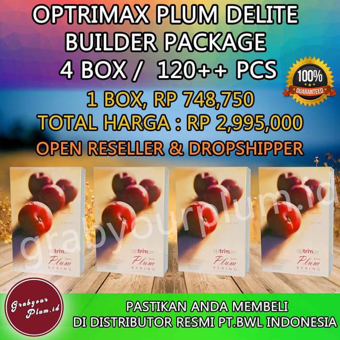 Jual Optrimax Plum Delite Builder Package isi 4 Box |ORIGINAL KUALITAS ...