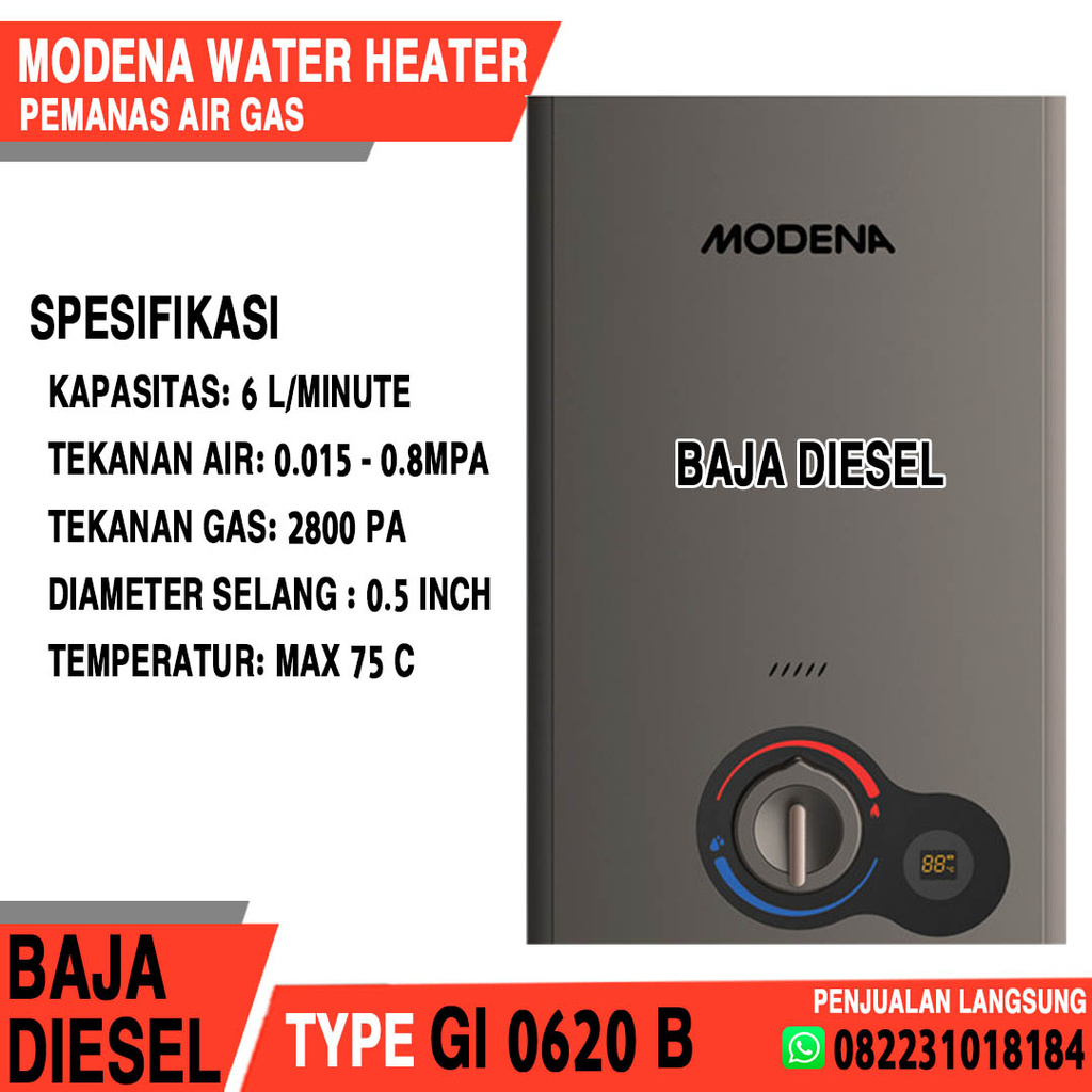 Jual water heater gas modena Harga Terbaik u0026 Termurah Oktober 2023 | Shopee  Indonesia
