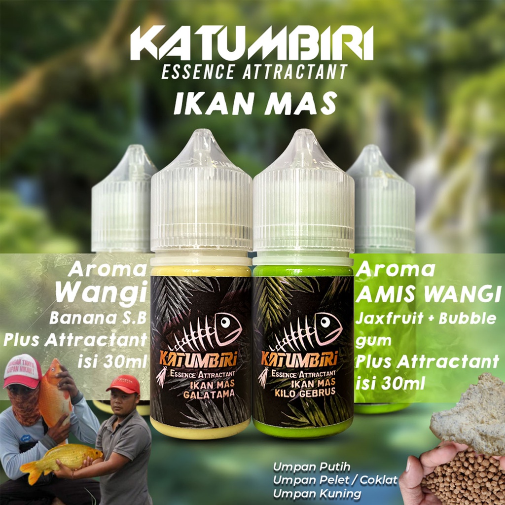 Jual Katumbiri Essen Ikan Mas Mancing Lomba Harian Dan Galatama Isi 30ml Shopee Indonesia 9956