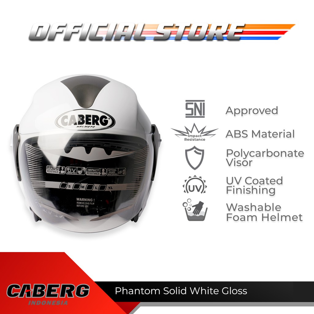 Helm caberg sales half face