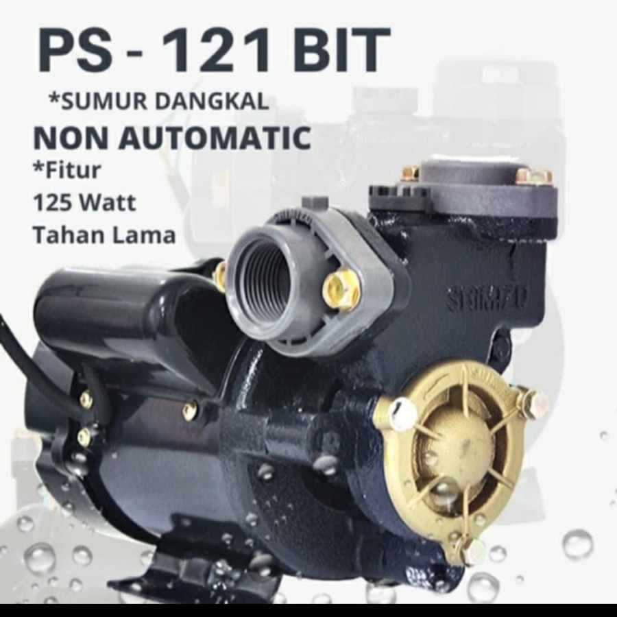 Jual Pompa air SHIMIZU PS121 Bit pompa air sumur dangkal | Shopee Indonesia