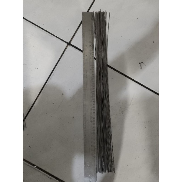 Jual Kawat Stainless LURUS Type Hard 40cm (10 Meter) 0,7-1,2mm | Shopee ...