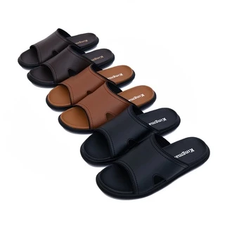 Kingman Sandal Pria Kekinian Orlando Sendal Selop Kulit Kualitas Import Premium - OR300