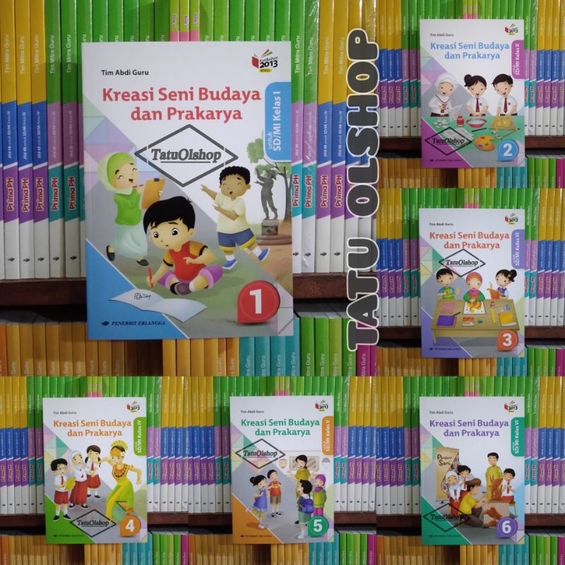 Jual Buku Kreasi Seni Budaya Dan Prakarya SD Kelas 1 2 3 4 5 6 ...