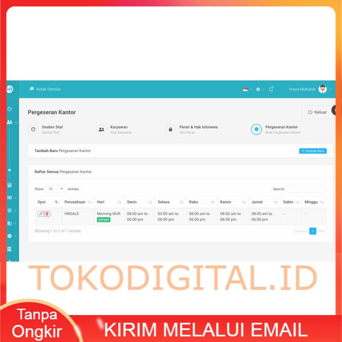 Jual Source Code Aplikasi HRD HRIS Payroll dan Penggajian Absensi Cuti ...