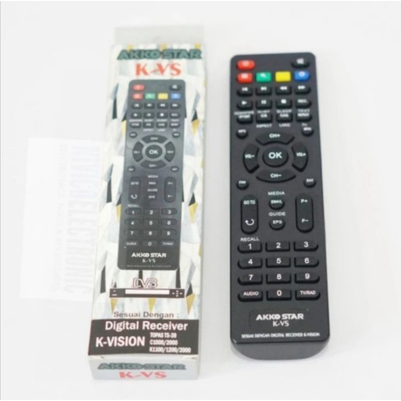 Jual REMOT REMOTE RECEIVER K-VISION / VISION / KVISION C2000 C 2000 ...