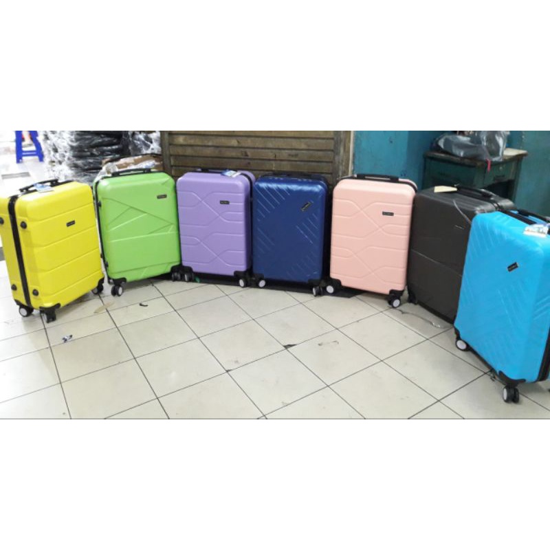 Jual Koper Polo 20 inch Roda 4 bahan fiber / travel bag / tas pakaian ...