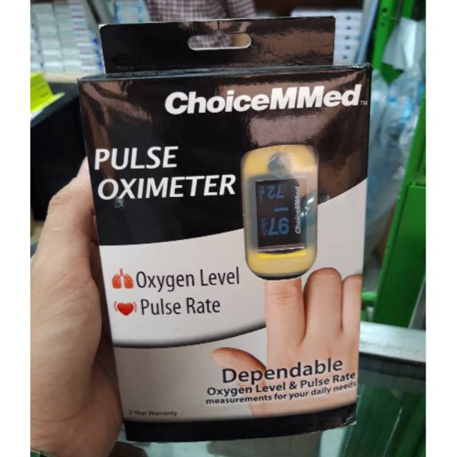 Jual CHOICEMMED PULSE OXIMETER MD300C20 SPO2 STATUREMETER CEK KADAR