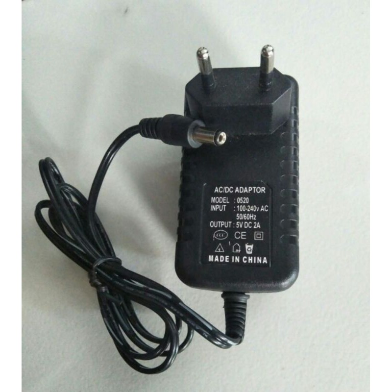 Jual Adaptor AC DC Switching 5V 2A Charger 5Volt 2A 5.5mm x 2.1mm ...