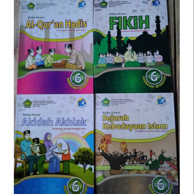 Jual Buku Siswa Mi Kelas 6 (Al Quran Hadist, Fikih, Akidah Ahlak, SKI ...