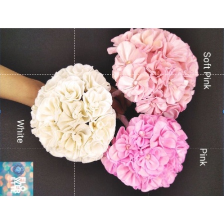 Jual Bunga Sola Flower Hydrangea Putih/Pink/Soft Pink (PER 2 PCS ...