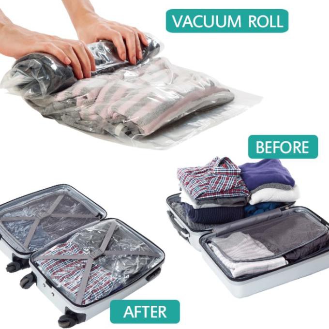 Jual Plastik Gulung Vacum/Hand Rolled Vacuum Plastic Bag Travel 40*60