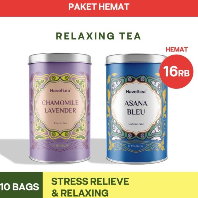Jual (BISA COD) RELAXING TEA BUNDLING | Asana Bleu & Chamomile Lavender ...