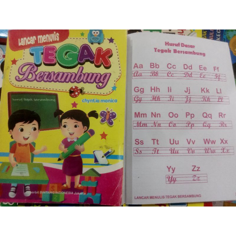 Jual Buku Belajar Anak / Lancar Menulis Huruf Tegak Bersambung | Shopee ...