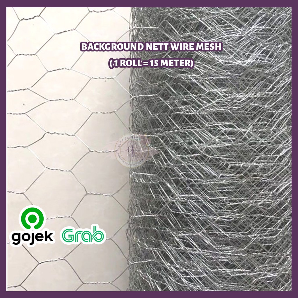 Jual Kawat Jaring Dekorasi Background Nett Wire Mesh ( 1 Roll = 20 ...