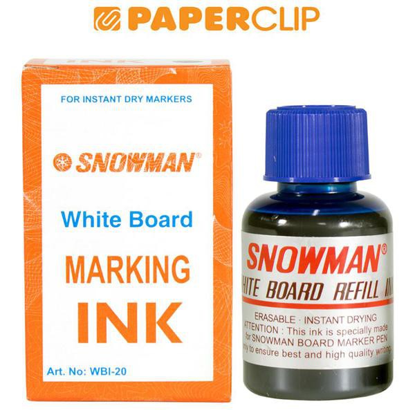 INK MARKER SNOWMAN WHITE BOARD BLUE (3)