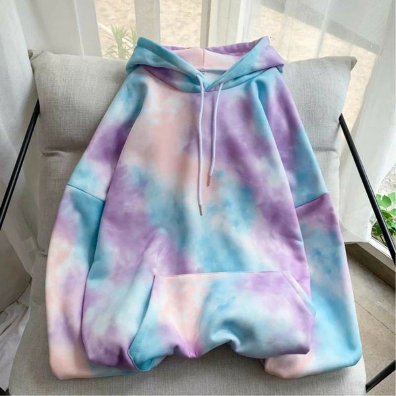 Sweater tie dye outlet shopee