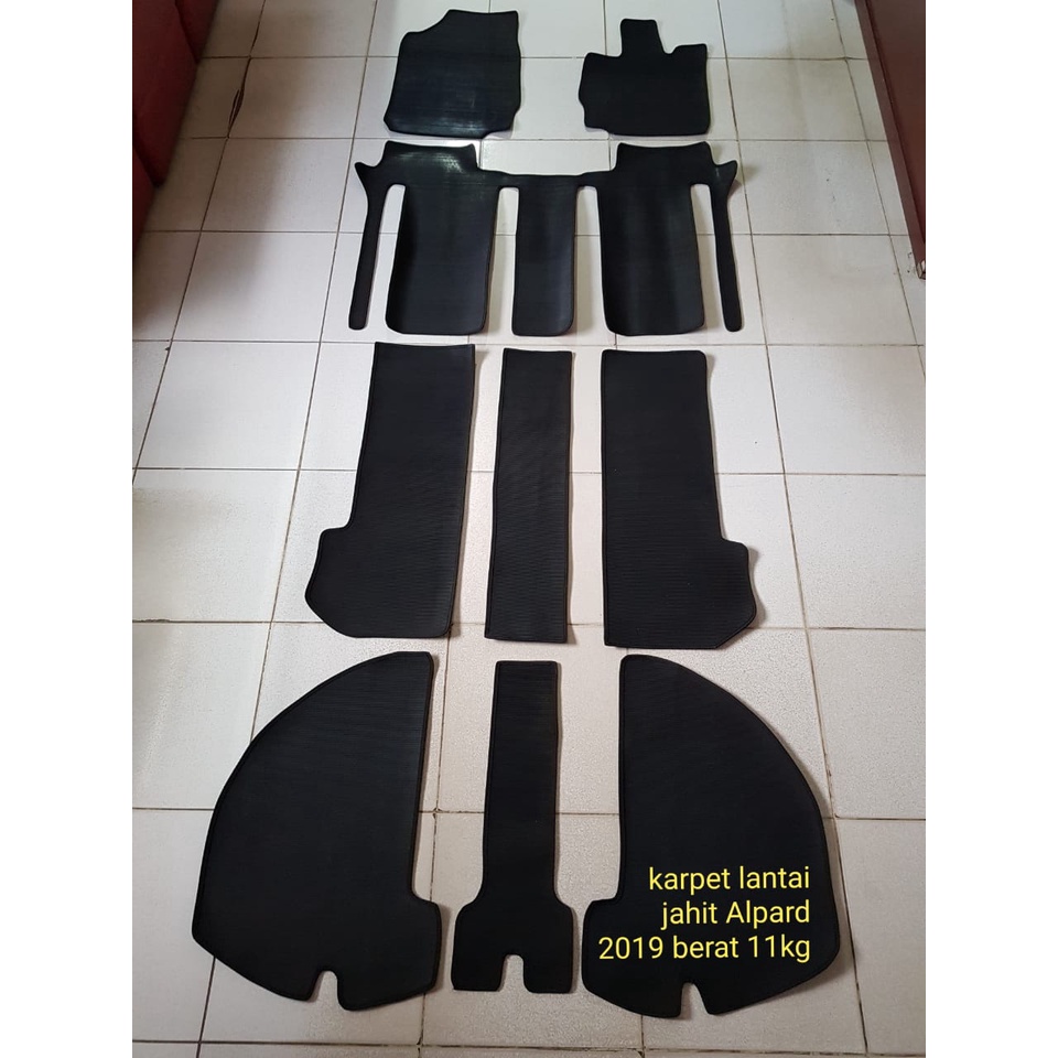 Jual KARPET KARET LANTAI MOBIL ALPHARD/VELLFIRE 2019PREMIUM TYPE JAHIT ...