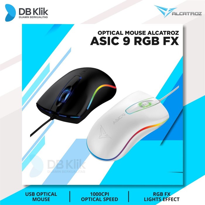 Jual Mouse Alcatroz Asic 9 RGB | Alcatroz Asic9 RGB FX Mouse | Shopee ...