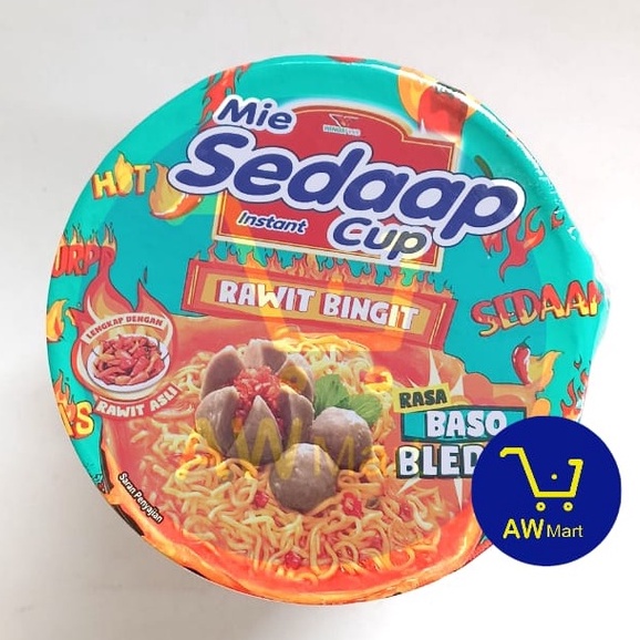 Jual Sedaap Mie Cup All Varian Rawit Bingit Ayam Jerit Bakso Bleduk