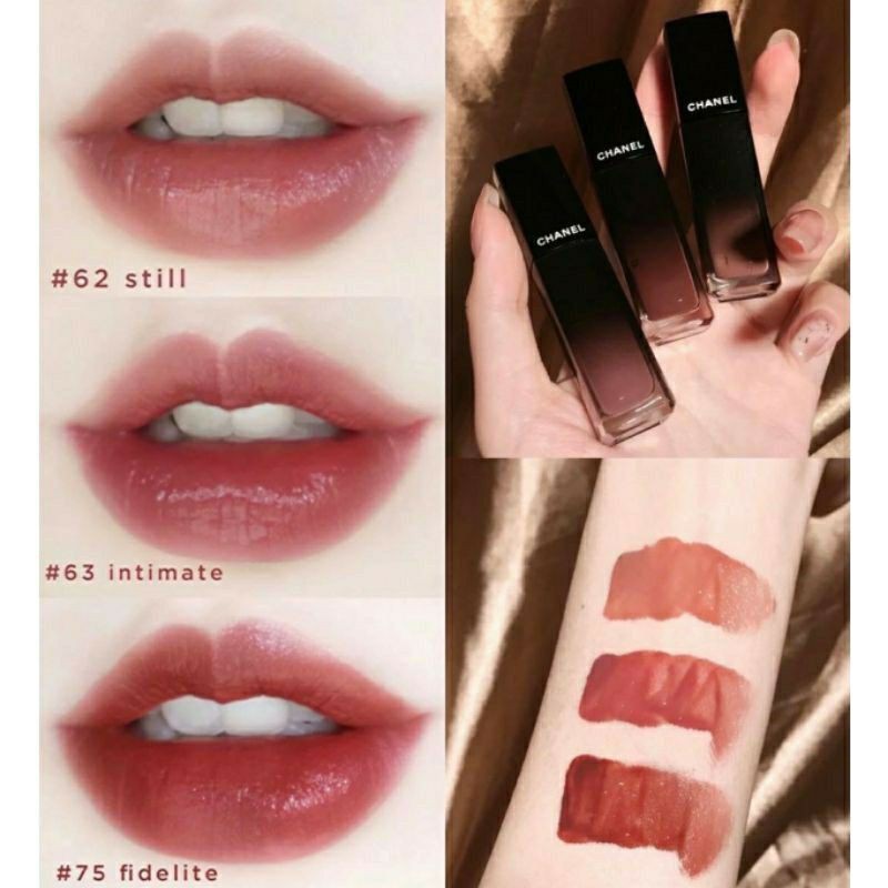 LIP SWATCH CHANEL ROUGE ALLURE LAQUE!