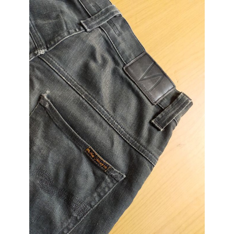 Nudie jeans dry black on sale coated