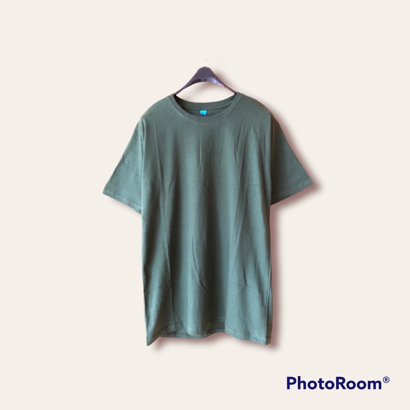 Jual Kaos Polos Warna Army Premium By Diamond Luxury Shopee Indonesia