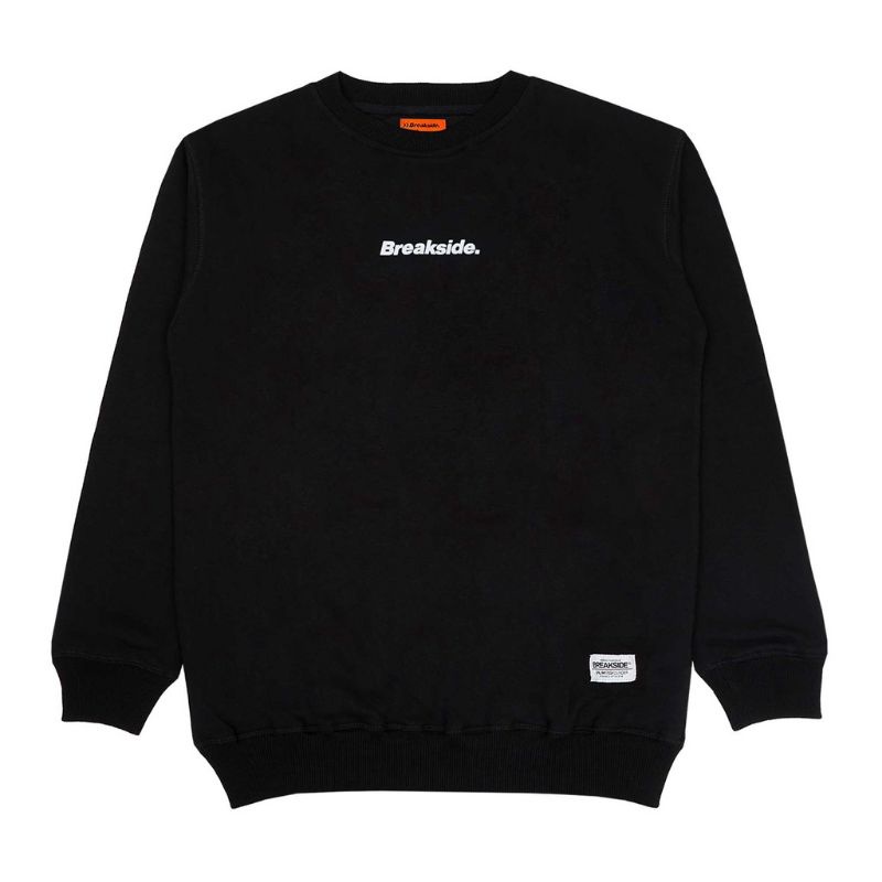 Jual Breakside Sweater CREWNECK simplex - Blackk | Shopee Indonesia