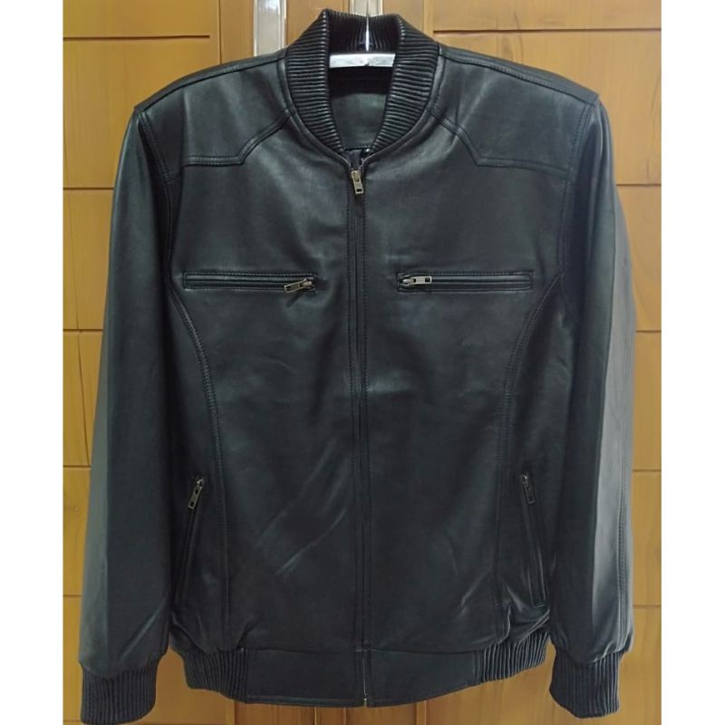 Jual JAKET KULIT DOMBA ASLI MODEL KAMSAY/RIB KULIT | Shopee Indonesia