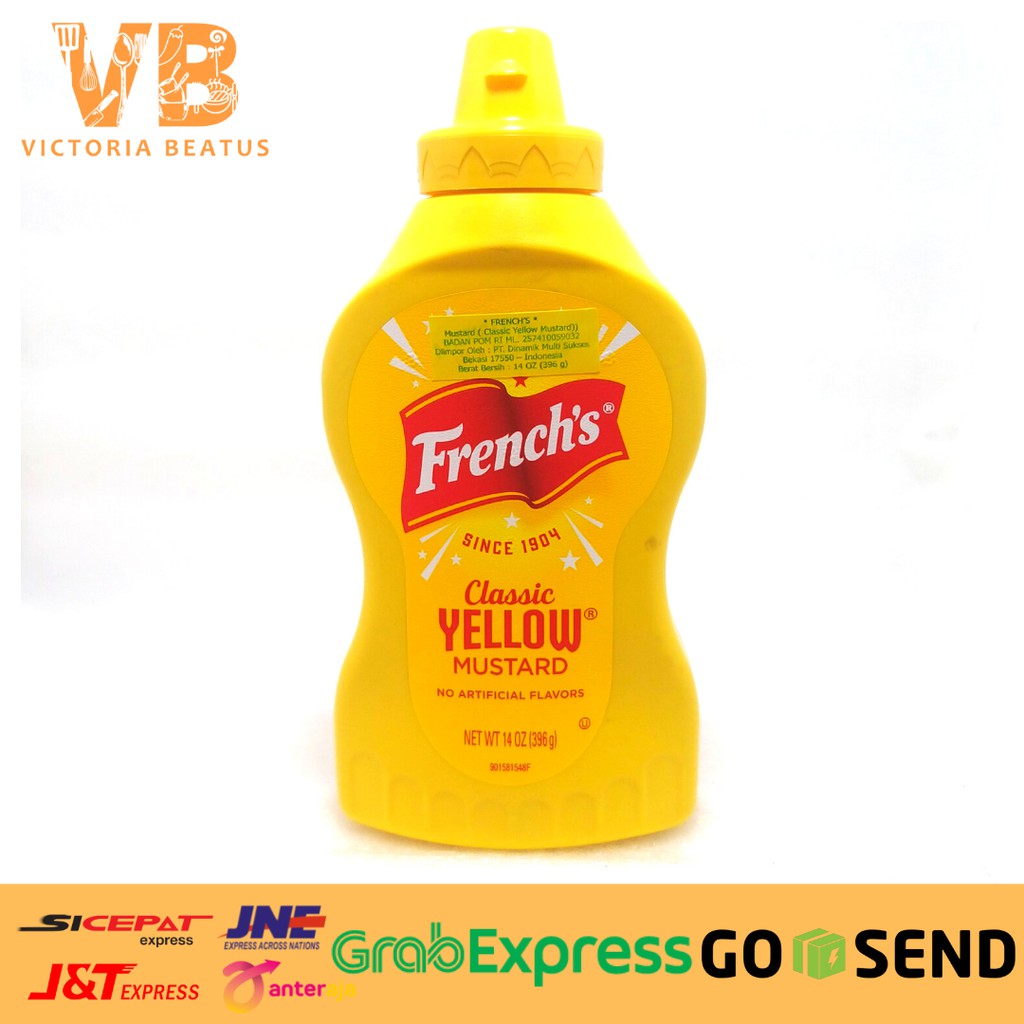 Jual Frenchs Classic Yellow Mustard 14 Oz 396g Shopee Indonesia