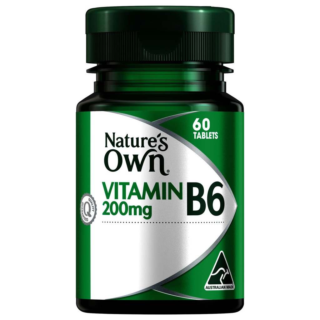 Jual Nature's Own Vitamin B6 200mg 60 TabletsARSIPKAN | Shopee Indonesia