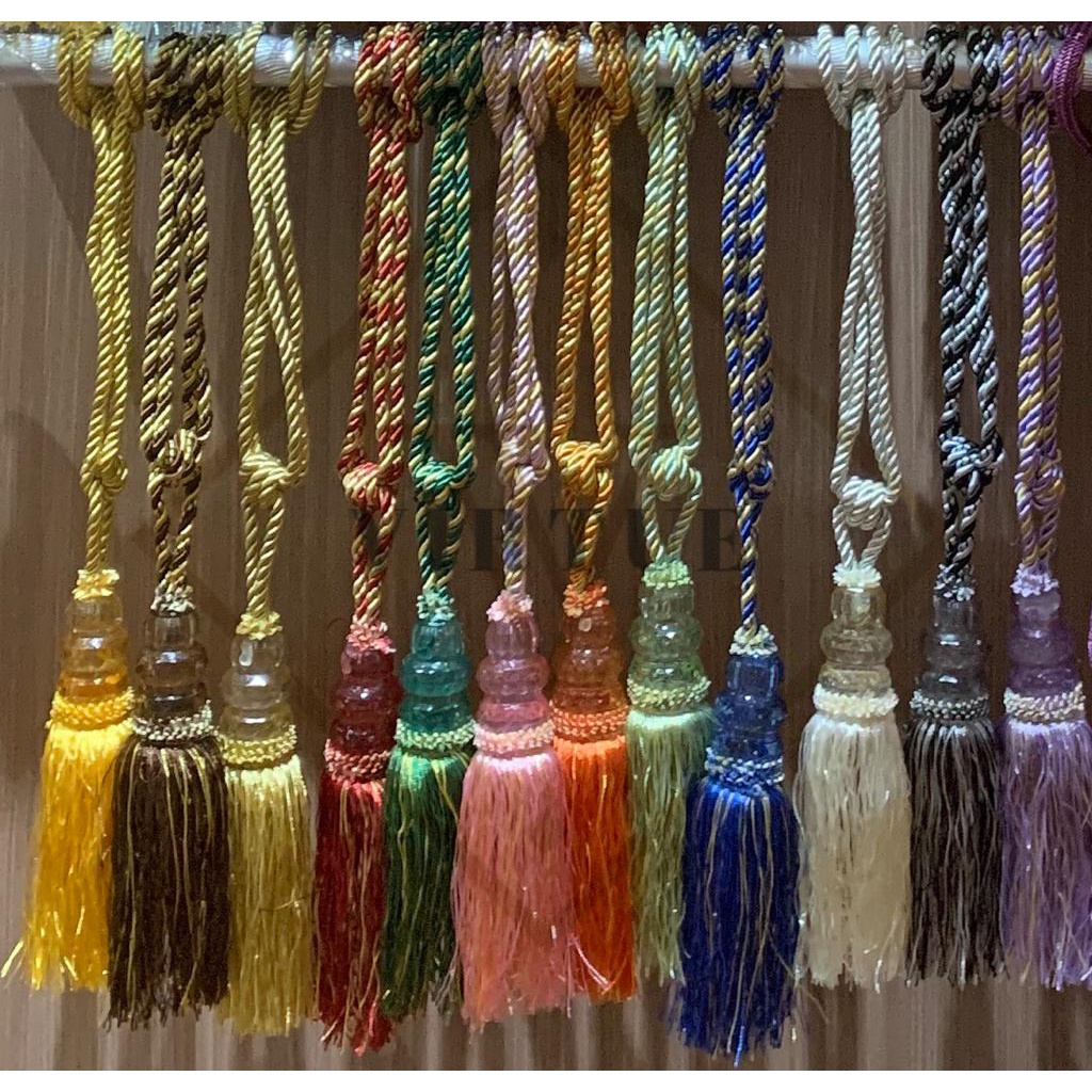 Jual [Harga 1 Pasang/2pcs] Tassel Gorden, Tali Gorden, Tasel Pengait ...