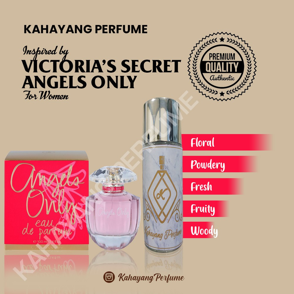 Jual PARFUM WANITA TAHAN LAMA 24 JAM VICTORIA’S SECRET ANGELS ONLY BY