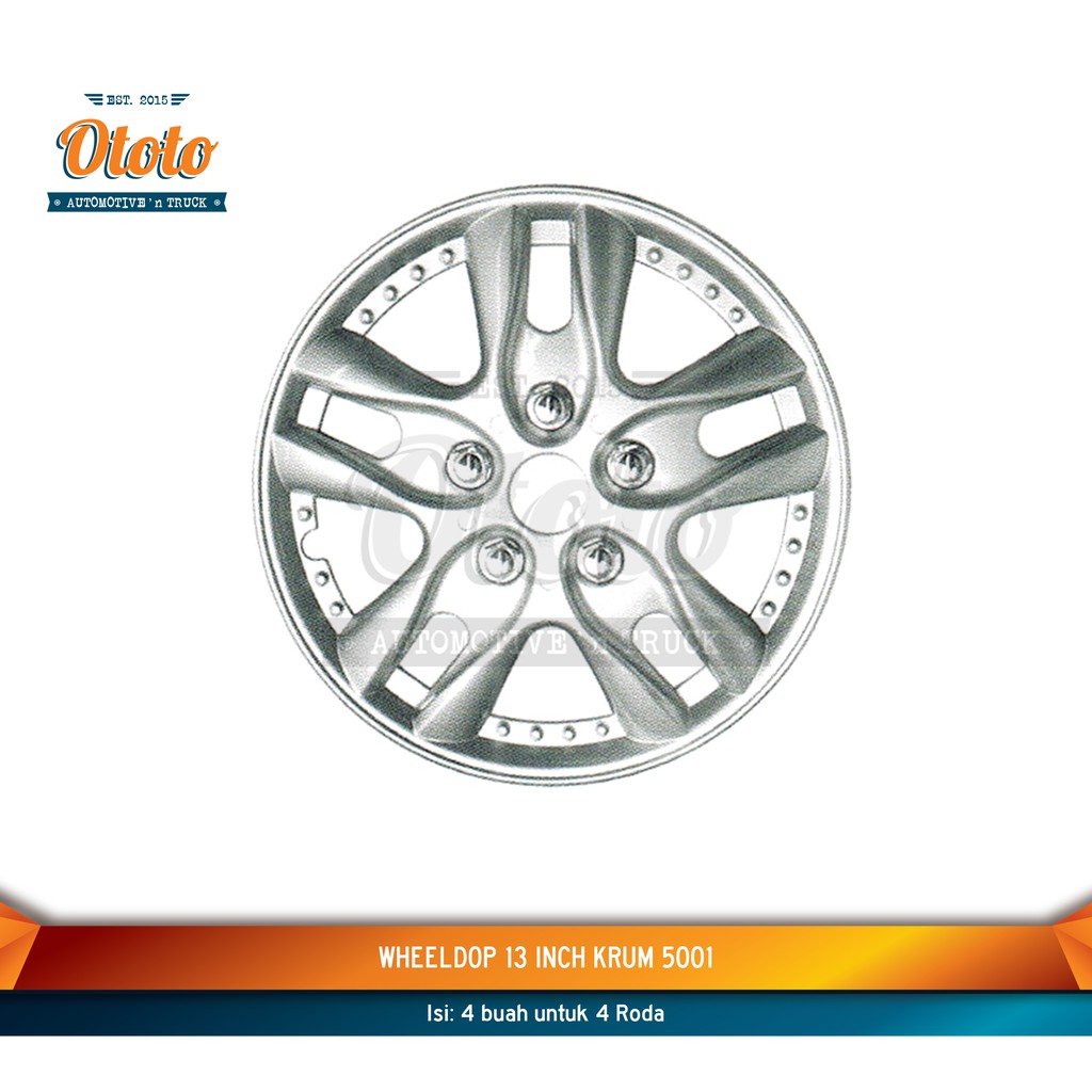 Jual Wheeldop Wheel dop Roda Ring 13 KRUM 5001 / 5004 / 5063 | Shopee ...