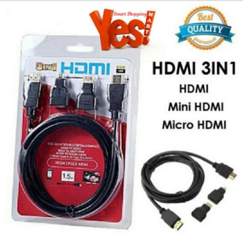 Jual Kabel Konverter Hdmi Hdtv In Hdmi Mini Hdmi Micro Hdmi