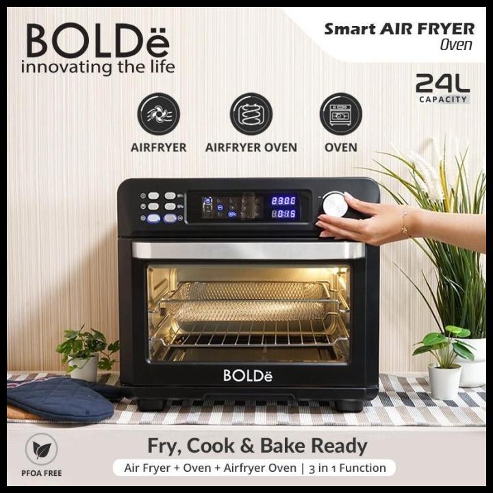 Jual BOLDe Smart Air Fryer Oven Digital 3 In 1 Garansi 2 Tahun | Shopee ...