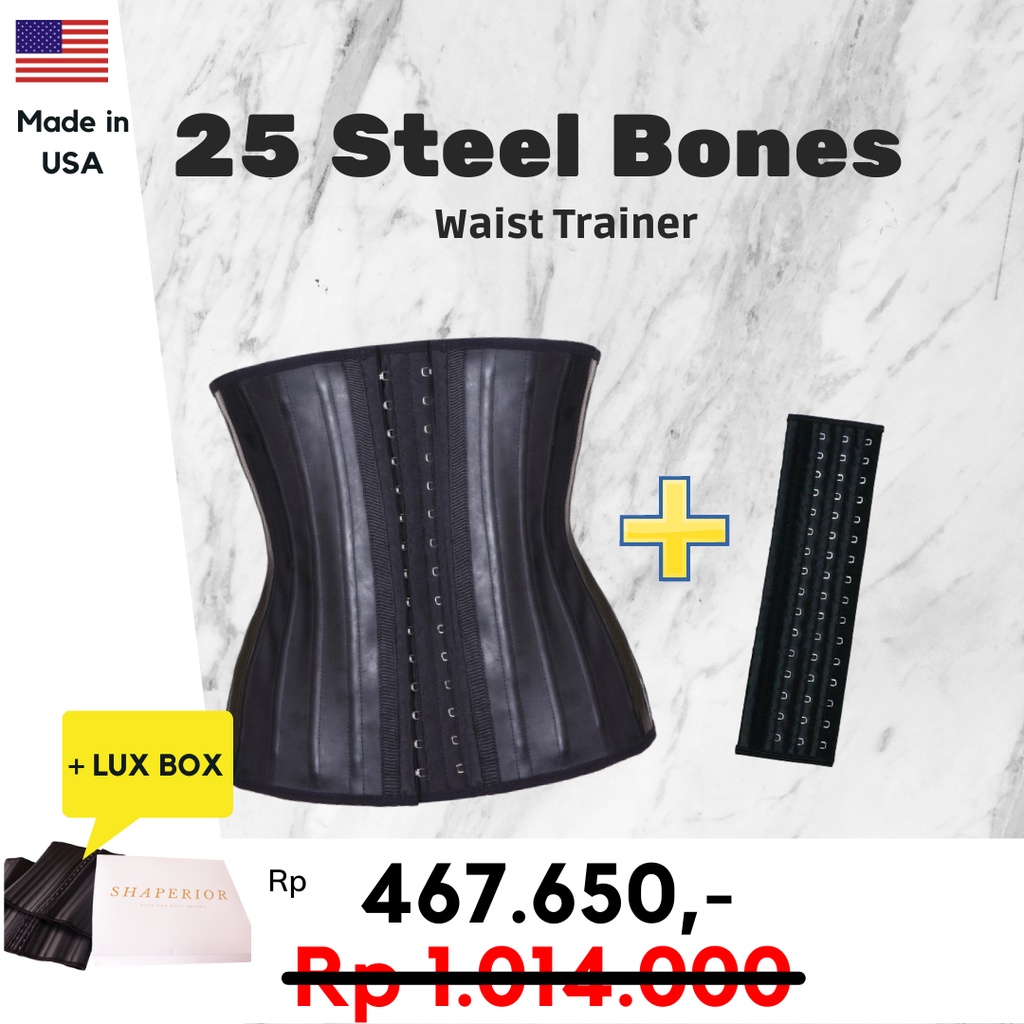Jual Korset Corset Stagen Body Shaper Waist Trainer Trimmer