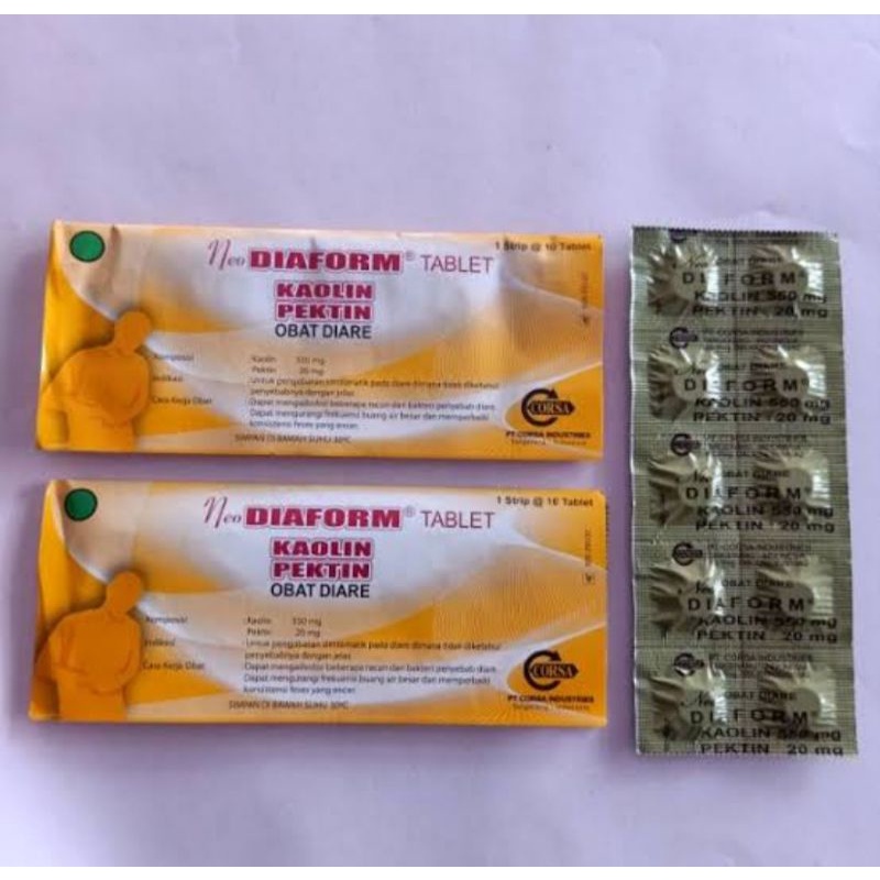 Jual diaform per strip obat diare | Shopee Indonesia