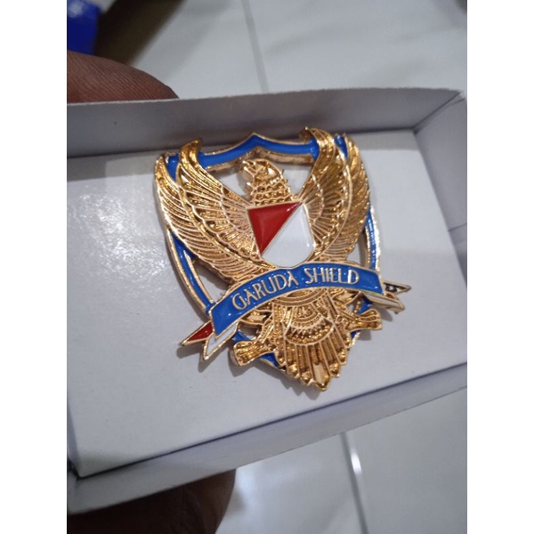 Jual brevet wing pin garuda shield lis biru | Shopee Indonesia