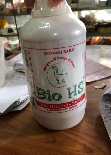 Jual BIO HS 1 Liter / Penguras wc tanpa sedot / Pengurai limbah organik ...
