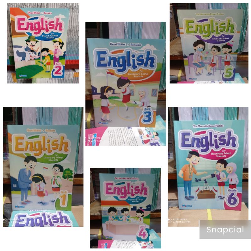 Jual NEW Buku English Kelas 1 2 3 4 5 6 Revisi Masmedia | Shopee Indonesia